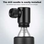 튜브리스 타이어 키트 CO2 자전거 펌프 슈레이더 프레스타 밸브 휴대용 팽창기 알루미늄