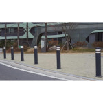 전철역 군부대 주차장 우레탄 볼라드 이동식