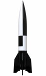 AGGREGAT 4 V-2 모델 로켓 흑백 고체 강철
