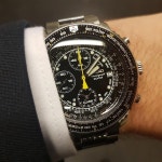 세이코 시계 플라이트마스터 크로노그래프 파일럿 시계 Flightmaster SNA411