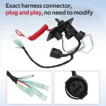 선외 단일 제어 키 패널 DC12V 엔진 스위치 Yamaha-A15Z 704-82570-12-00