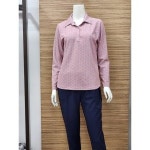 포라리 핫피스장식의스텐카라저지블라우스 LA35031