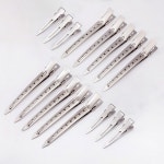 온나핏 미용실 헤어 고정 메탈 집게핀 실버소 LM-0482