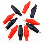 10Pcs 악어 리드 악어 테스트 클립 전기 점퍼 와이어 Cable Y103