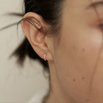 스테이잼 스테이잼 초미니 큐빅 링 귀걸이