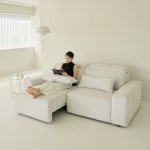 제이픽스 라하브 이지클린 코모도 패브릭 무빙 리클라이너 모듈 소파 스툴미포함