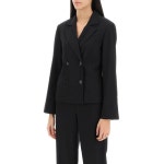 GANNI GANNI shaped double breasted jacket 099