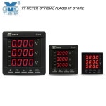 품질보증 지능형 3 상 AC 디지털 전압계 ac500v LED 계량기 72 80 96 194 4 선