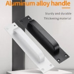 스타일 문 손잡이 슬라이딩 도어 당겨 푸시 핸들 알루미늄 합금 가구 부엌 캐비닛 하드웨어
