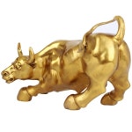 월가 황소 황소상 재물운 진한 공예품 개업선물 1 스트리트 황금소 풍수 최대 집들이 길이 왕시