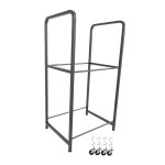 휠 거치대 진열대 창고 바퀴 소형 정비소 타이어랙 중량앵글 앞바퀴굴림