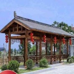 DIPYLON 야외정자 상 별장 가든 정원 원목 방부목 옵션19