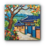 그림 액자 25 30 감나무집 디지털아트 주문사이즈제작가능