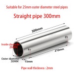 스테인리스강 직선형 파이프 연결 2 웨이 커넥터 피팅 빨랫줄 선반 조인트 튜브