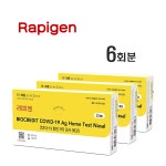 래피젠 유통기한26년8월 래피젠 코로나 자가 진단 키트 신속항원 검사 약국용 3개 COVID-19