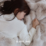 슬립잉 비숑 라셀 밍크 퍼 극세사 담요 블랭킷겸이불 단품 small 100x150 크림