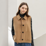 카라넥 핸드메이드 울 블렌드 베스트