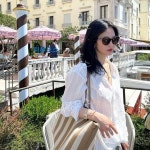 셔츠 블라우스 사복패션 캐주얼 문동은 옷 휴양지 티류으스