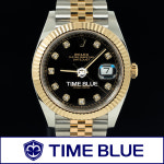 명품시계 타임블루 롤렉스 데이저스트41 옐로우콤비 10P 검판 새상품 126333