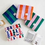 모던하우스 모던하우스 스트라이프 밍크 극세사 블랑켓 100x150 라벤더오렌지 CV2424014