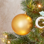 골드 무광볼 트리장식볼 오너먼트