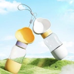 사료통 물병 강아지 애견용품 구름 산책