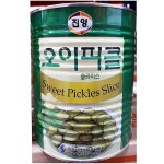 진양 가게 식자재 일식 대용량 식당용 업소용 절임 류 반찬 오이피클 슬라이스 3kg 1개