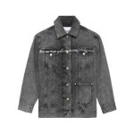 GANNI 가니 프린지 디테일 재킷 J1312