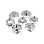 YQBS 위생 NPT 암나사형 파이프 피팅 페럴 트리플 클램프 스테인레스 스틸 커넥터 1 2 1 5 1 4 50 Ferrule OD SS304