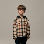 닥스키즈 닥스키즈 DAKS KIDZ 하우스체크 후드 셔츠 BG 350865 DUF12XS04M
