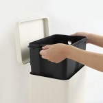 무소음 위생 냄새차단 401스텐 거실 페달 휴지통 10L