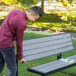 라이프타임 코스트코벤치 벤취 웨이팅의자 야외 컨버터블