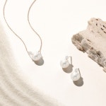 제이에스티나 레이디펄 목걸이 귀걸이 세트 SET J0 1083