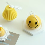스마일 램프 캔들 objet candle 오브제 감성캔들 램프캔들 B타입향 1개
