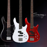 스윙 일렉 베이스기타 FV-1 입문 연습용 바로 연주가 가능한 구성품 1개