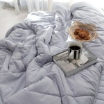 호텔감성 먼지없는 마이크로 차렵이불 이불 세트 Q 이불단품 모던그레이