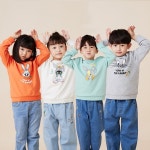 래핑차일드 래핑차일드 벅스바니 토끼 맨투맨 MELANGE-GRAY 120 83119-332-50