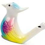 행복한세상 장식용 도자기 새피리 새소리물피리 부엉이