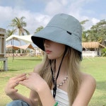 여성 베이직 양면 벙거지 모자 1P 리버서블 버킷햇