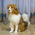 강아지모형 대형 개 카페 소품 장식품 조형물 벌룬 C 셰퍼드 다크