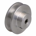 ILVER 알루미늄 합금 단일 그루브 모터 샤프트 고정 보어 풀리 라운드 벨트 31X15