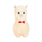 에버랜드리조트 화이트 알파카 리본 동물 인형 31cm