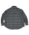 스케이터락 Cothic Cross Tartan Check Oversized Shirt offwhite 000-1235OF