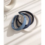 비블라썸 데님 머리띠 헤어밴드 헤어악세서리 연청 H3356