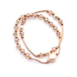 담수진주 원석팔찌 2종셋트 FB007