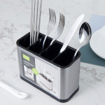 물빠짐 수저통 칼꽂이 조리도구통 수저 정리함 꽂이 1개 H2740