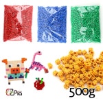 재우상사 툭툭블럭 500g 장난감 미니블록 G33 진녹색 1개