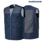 에버원 남녀공용 택배 마트 배달 여름 현장 작업조끼 망사 안전조끼 1개 EO-519