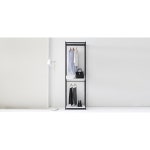 EO 2단 옷걸이봉 정장수납 오픈행거 600 싱글 옷방 순백색 단일사이즈