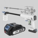 세차기 충전식 2 0MAH 풀세트 배터리포함 고압 무선 WFLO6KP